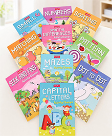 Babyhug First Step to Big Learning Activity Champ Books Set of 10 - English