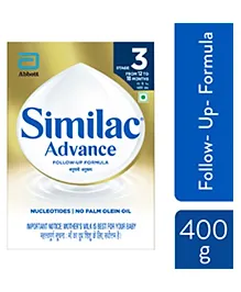 Similac Advance Stage 3 Follow-Up Formula - Immunity & Growth Support, 12-18 Months 400 g