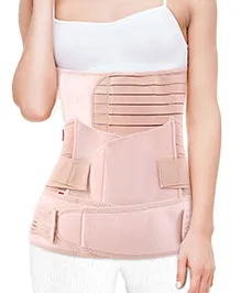 Babyhug 3 in 1 Post Maternity Pelvis Support Belt Large - Beige| Premium Breathable Cotton Fabric| Adjustable Belt| Pain Relief & Posture Correcting