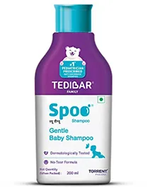 Torrent Pharma Spoo gentle baby shampoo 200ml No Tears  Gentle on Scalp  No. 1 Pediatrician Prescribed Anti Seborrheic Shampoo- By Torrent Pharma