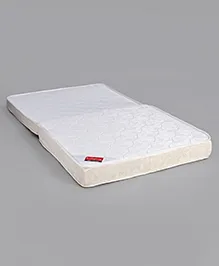 Babyhug Foldable 1 Plus 1 Mattress - Off White