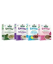 Organic Stage 3 Sprouted Porridge Mix Combo 4-Pack, Nutrient-Rich Baby Food 8-24 Months - 800g Total