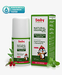 BabyOrgano Natural Cold Relief Roll On White - 40 ml