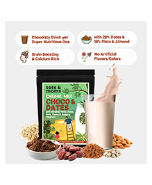 Tots & Moms Choco Dates Drink Mix with Jaggery - 200 gm
