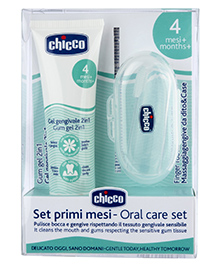 Chicco Gum Gel And Finger Toothbrush Set
