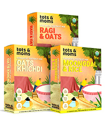 Tots & Moms Foods Travel Foods Combo Pack of 3 - 200 gm each 