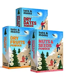 Tots & Moms Foods Nutrient Boosters Combo Pack of 3 - 100 gm, 200 gm