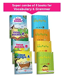 Grammar and Vocabulary Books Pack of 8 - English
