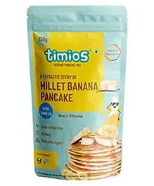timios Multigrain No-Maida Organic Banana Millet Instant Pancake Sweetened with Jaggery - 150 g&nbsp;