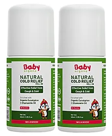 BabyOrgano Natural Cold Relief Roll On Pack of 2 - 40 ml Each